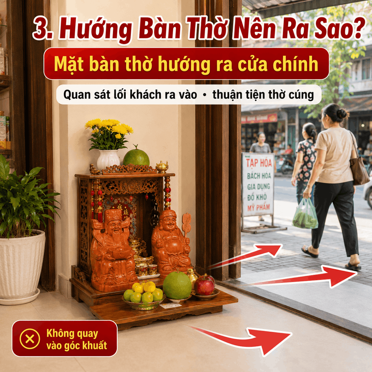C&aacute;ch Đặt &Ocirc;ng Địa Thần T&agrave;i Đ&uacute;ng Vị Tr&iacute;