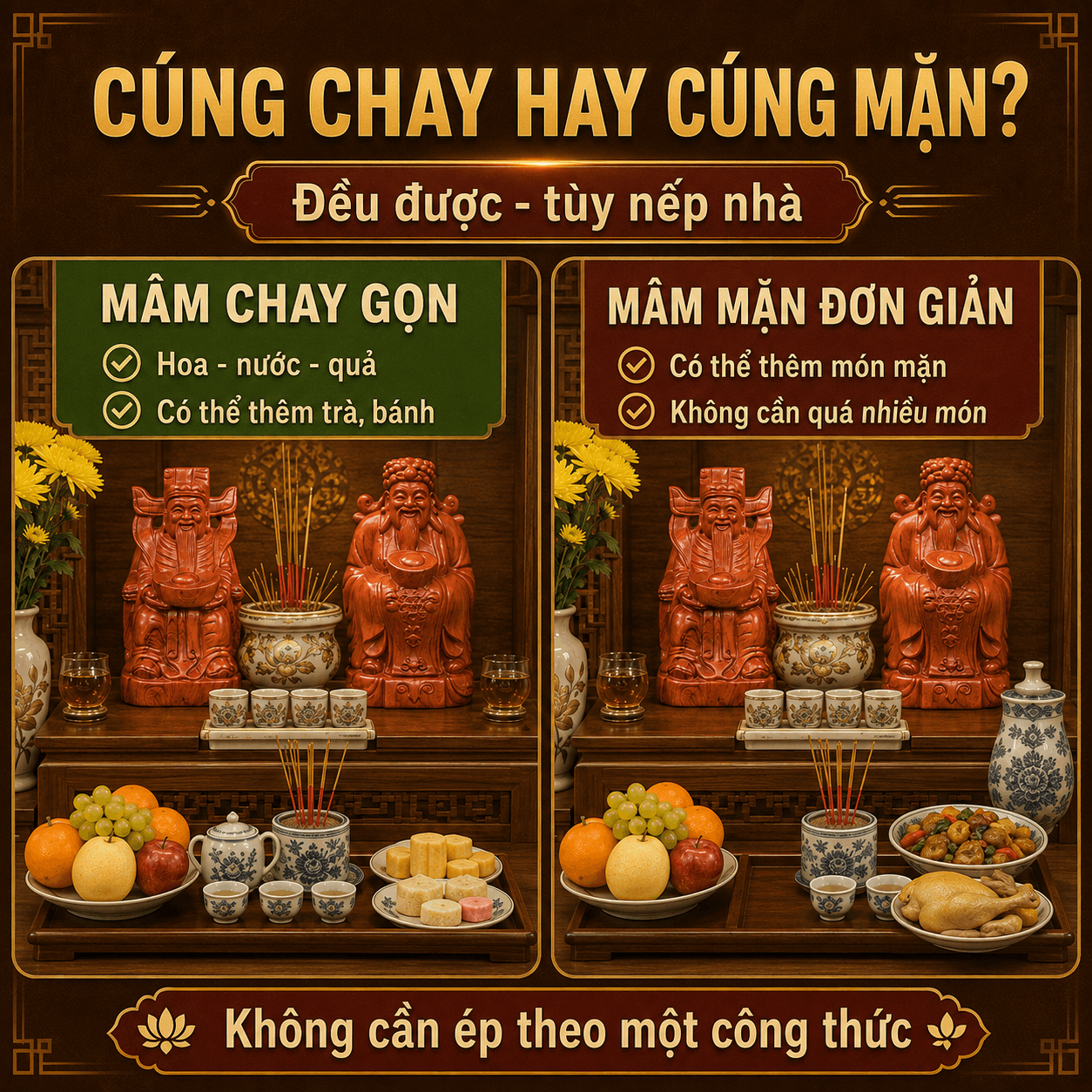Lễ Vật Cúng Thần Tài Mùng 10 Hàng Tháng Gồm Những Gì?