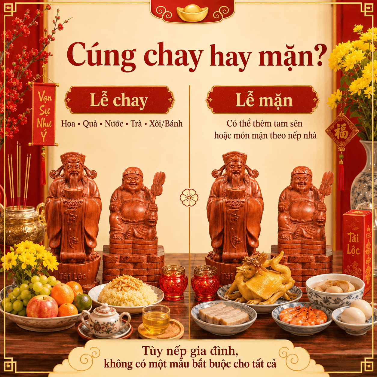 Ngày vía thần tài cúng gì để mang lại may mắn và tài lộc?