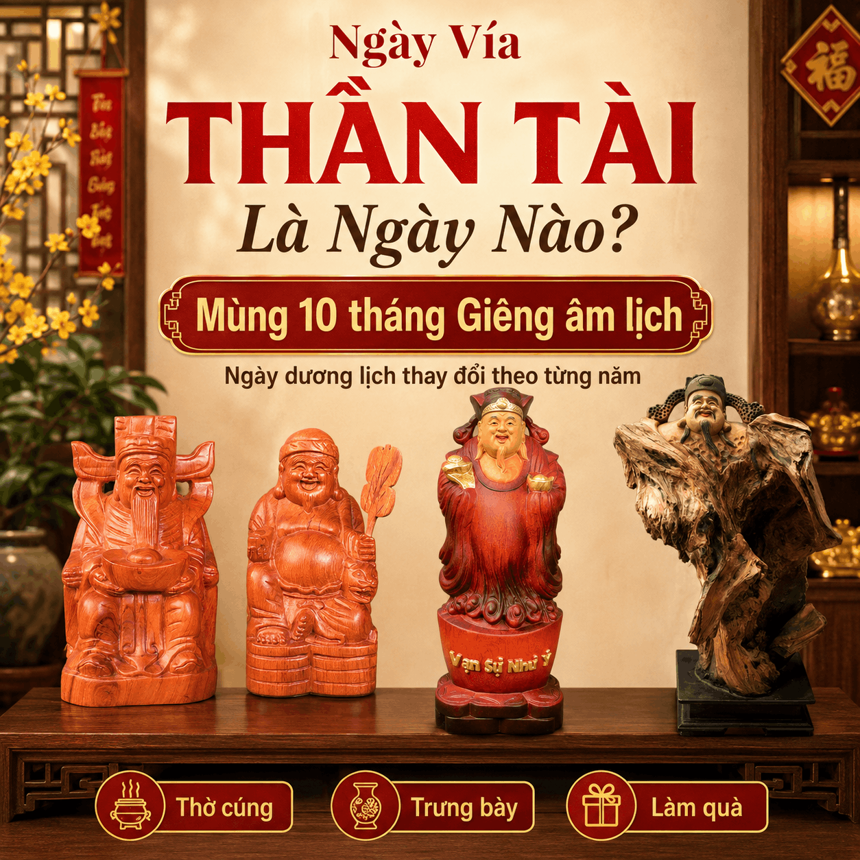 Ng&agrave;y V&iacute;a Thần T&agrave;i L&agrave; Ng&agrave;y Bao Nhi&ecirc;u?