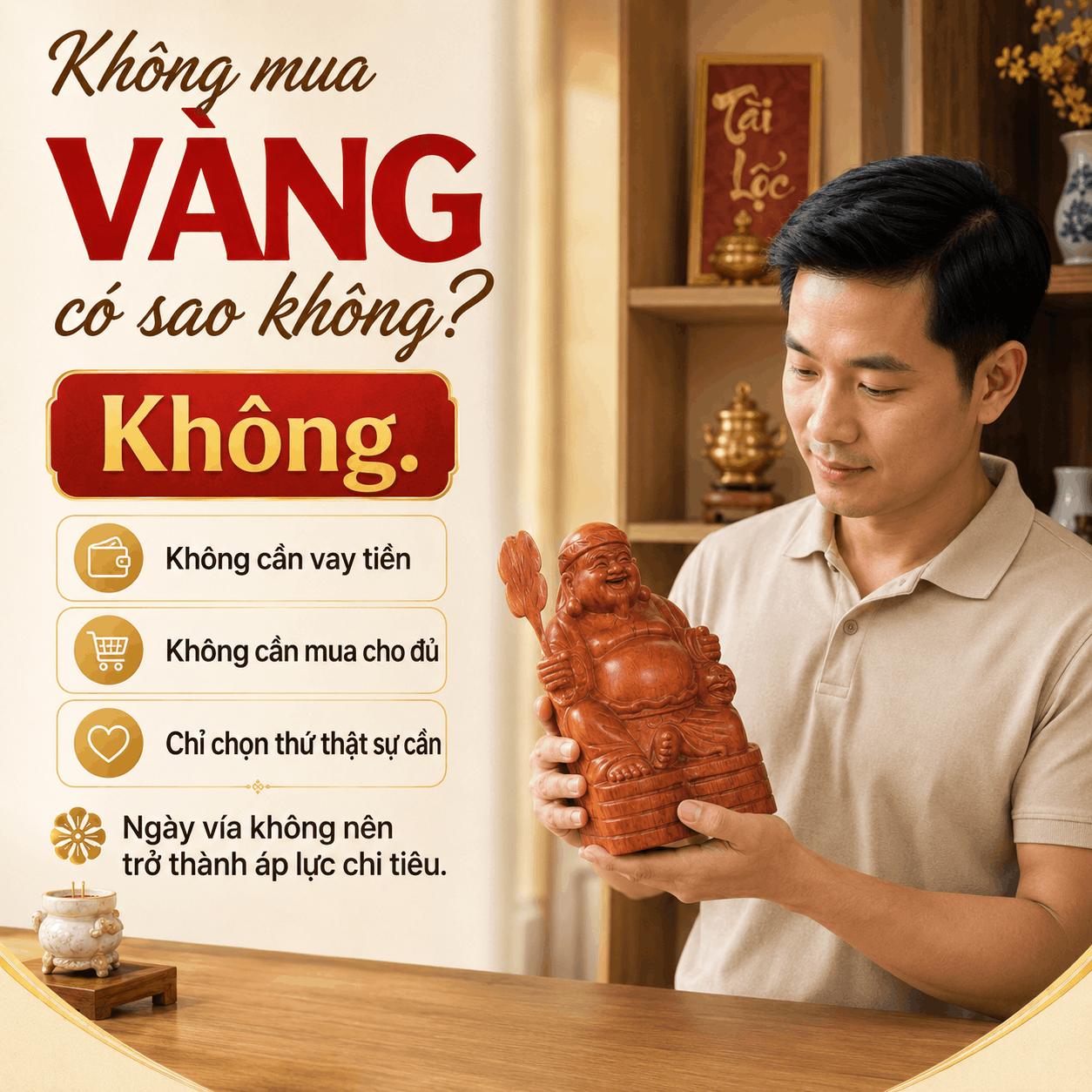 Ng&agrave;y V&iacute;a Thần T&agrave;i N&ecirc;n Mua G&igrave;? C&oacute; Cần Mua V&agrave;ng Kh&ocirc;ng?
