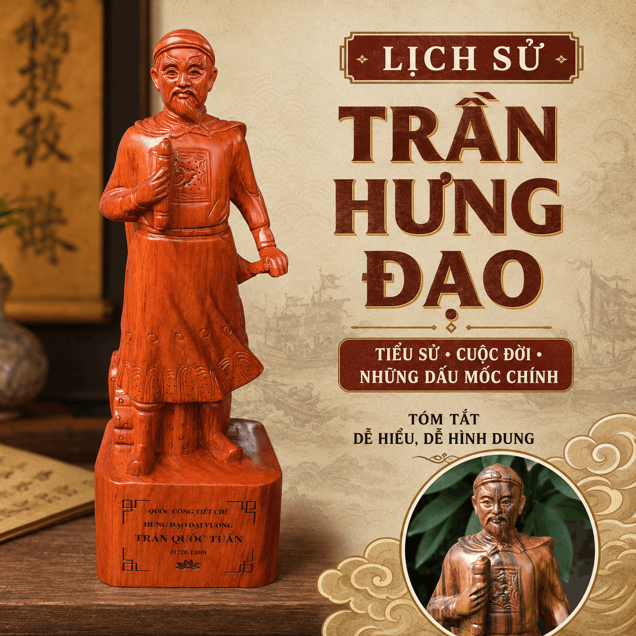 Trần Hưng Đạo L&agrave; Ai? Tiểu Sử, Cuộc Đời V&agrave; Những Dấu Mốc Ch&iacute;nh