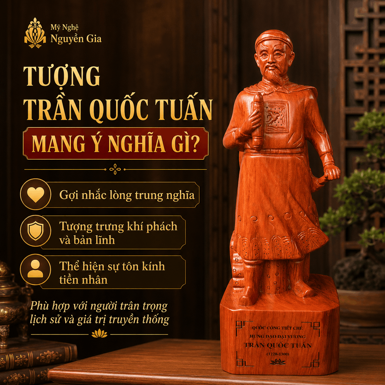 Ý Nghĩa Tượng Trần Quốc Tuấn Trong Văn Hóa Và Bài Trí