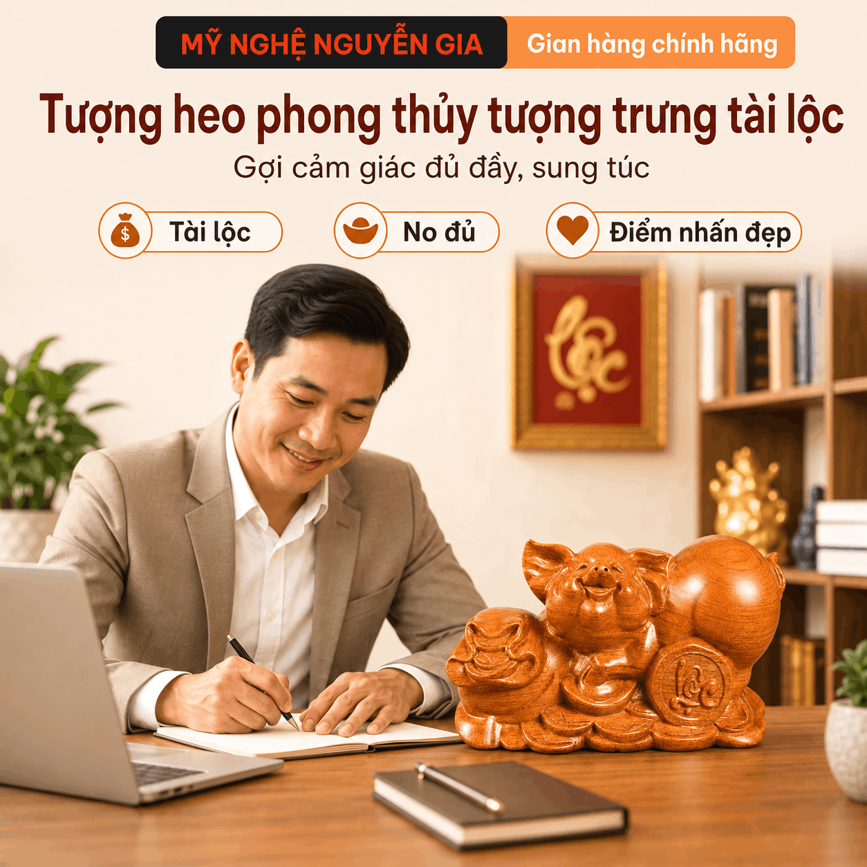 Ý nghĩa tượng Heo phong thủy là gì?