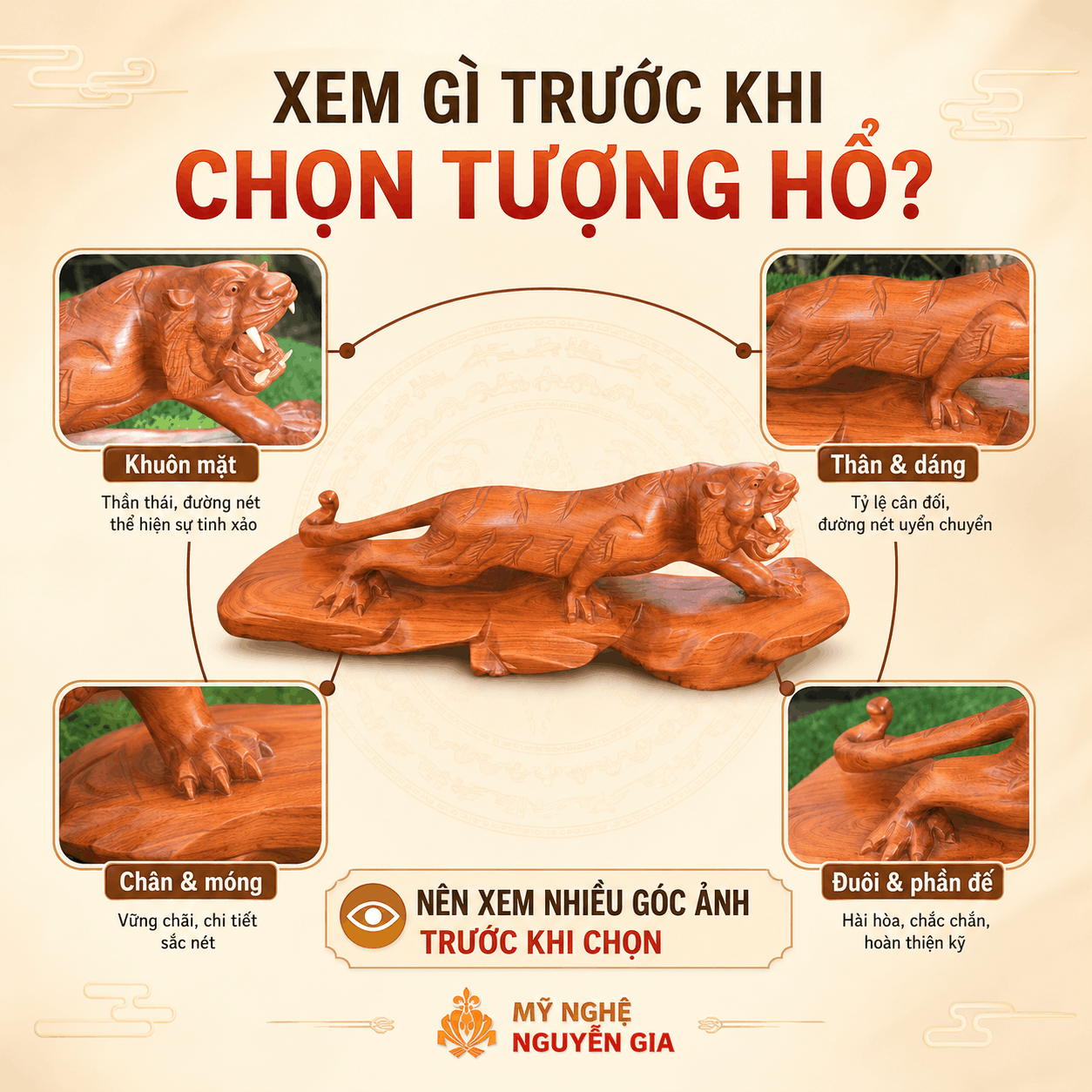 Tượng Hổ Bằng Gỗ
