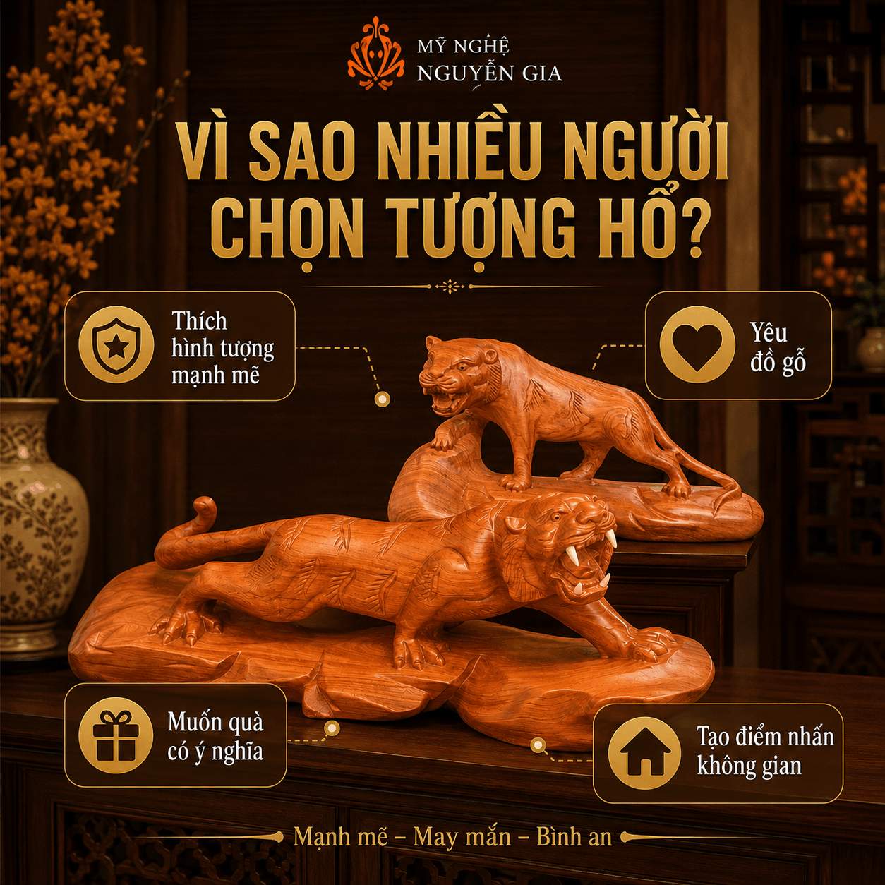 &Yacute; Nghĩa Tượng Hổ: Hổ Tượng Trưng Cho Điều G&igrave;?
