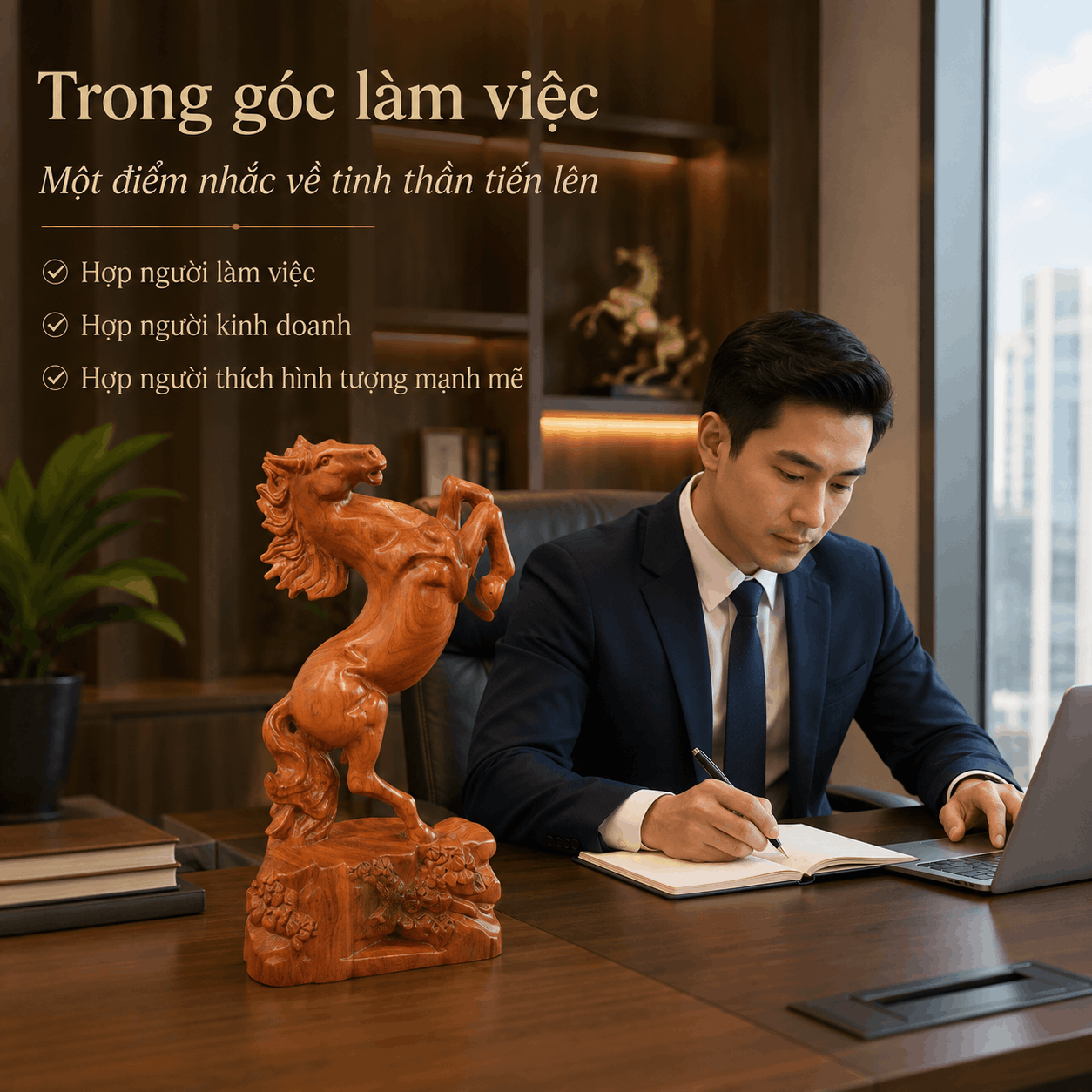 &Yacute; nghĩa tượng Ngựa phong thủy bằng gỗ: n&ecirc;n hiểu v&agrave; lựa chọn thế n&agrave;o?
