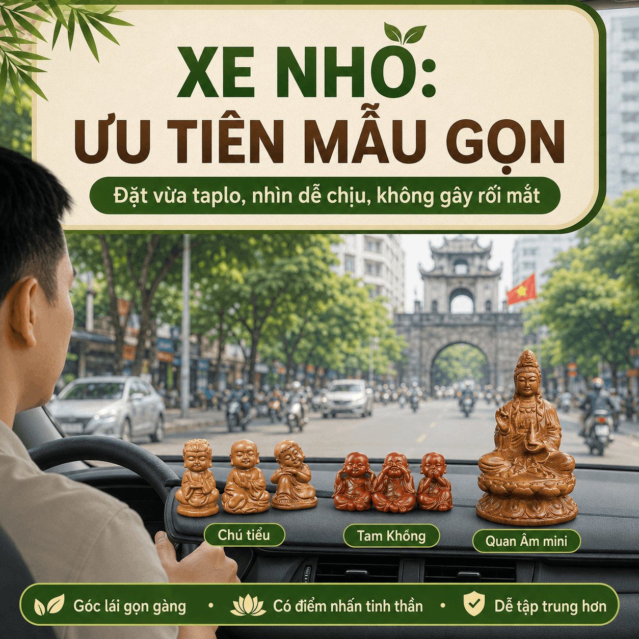 Mệnh Mộc n&ecirc;n để g&igrave; trong xe &ocirc; t&ocirc;? C&aacute;ch chọn vừa hợp quan niệm vừa an to&agrave;n