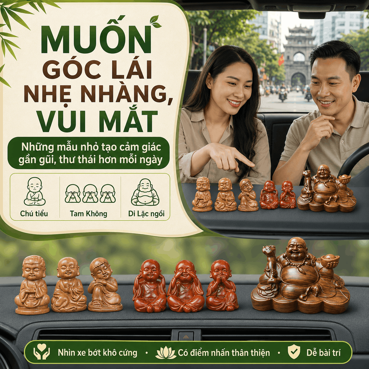 Mệnh Mộc n&ecirc;n để g&igrave; trong xe &ocirc; t&ocirc;? C&aacute;ch chọn vừa hợp quan niệm vừa an to&agrave;n