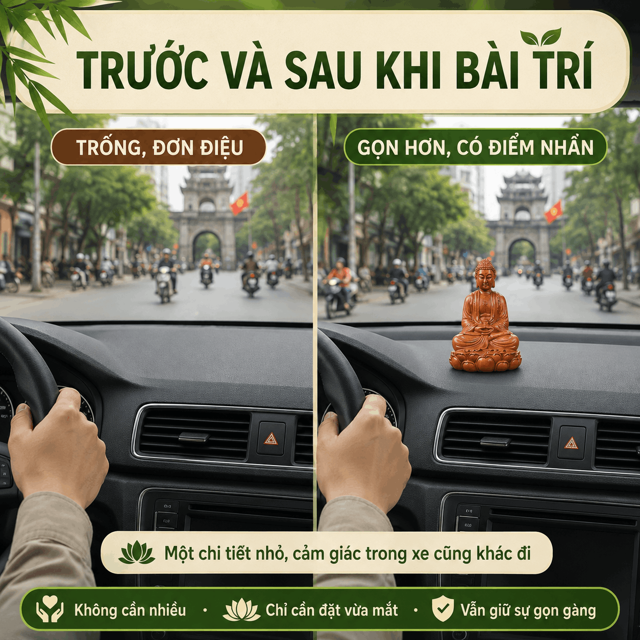 Mệnh Mộc n&ecirc;n để g&igrave; trong xe &ocirc; t&ocirc;? C&aacute;ch chọn vừa hợp quan niệm vừa an to&agrave;n