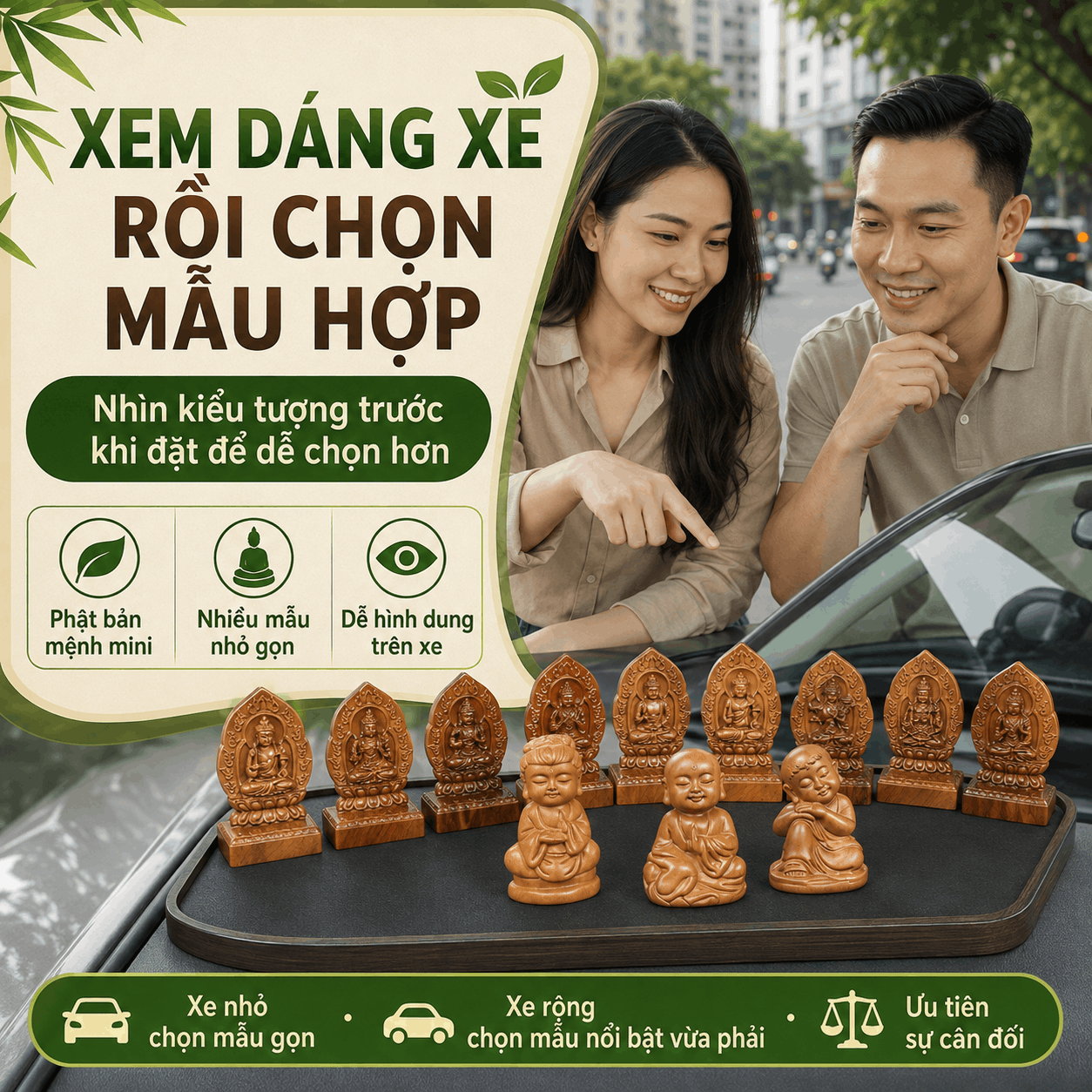 Mệnh Mộc n&ecirc;n để g&igrave; trong xe &ocirc; t&ocirc;? C&aacute;ch chọn vừa hợp quan niệm vừa an to&agrave;n
