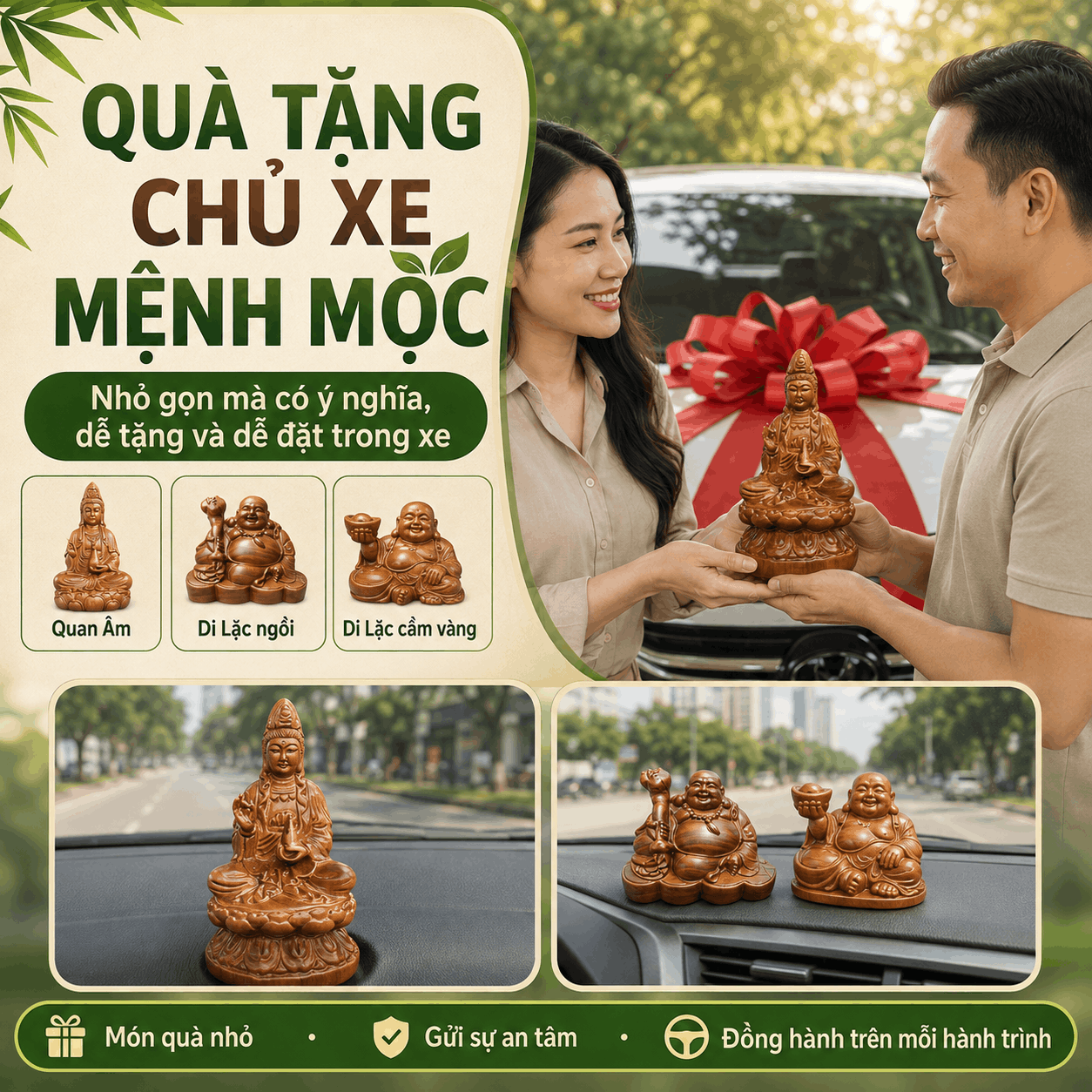 Mệnh Mộc n&ecirc;n để g&igrave; trong xe &ocirc; t&ocirc;? C&aacute;ch chọn vừa hợp quan niệm vừa an to&agrave;n