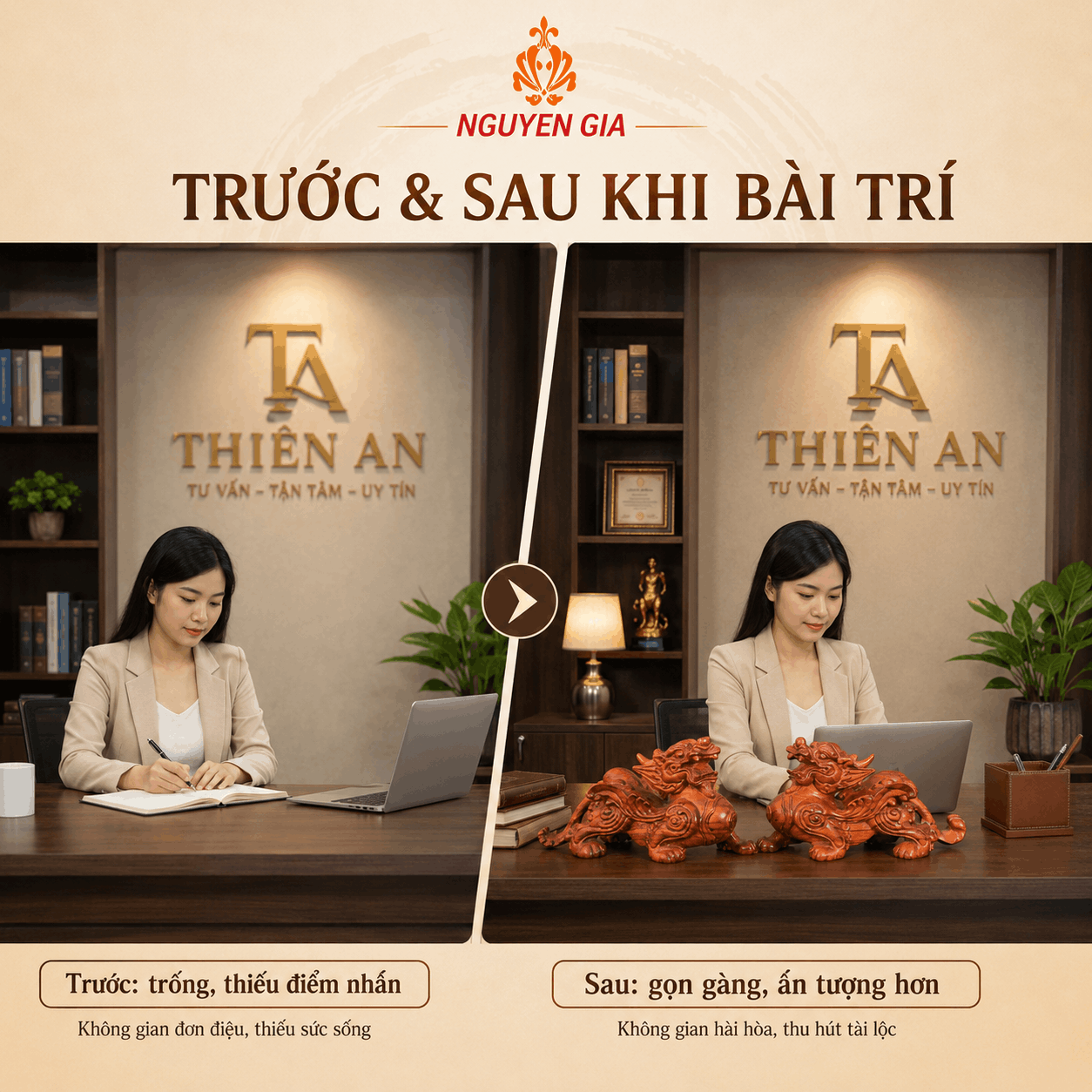 Tượng Tỳ Hưu bằng gỗ