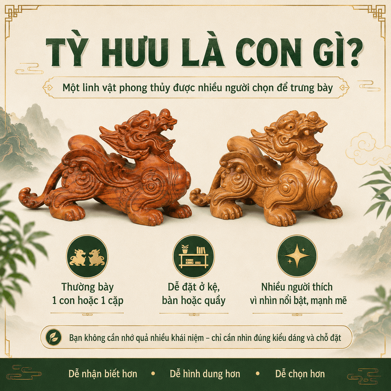 Tỳ Hưu là con gì? Tỳ Hưu hợp tuổi nào và có tuổi nào không nên dùng?