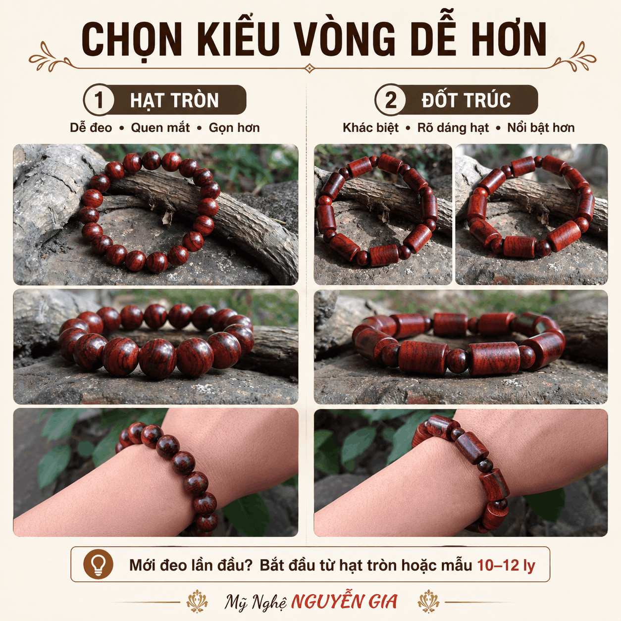 Vòng Tay Gỗ Sưa Lào, Vòng Gỗ Sưa Đặt Theo Phôi