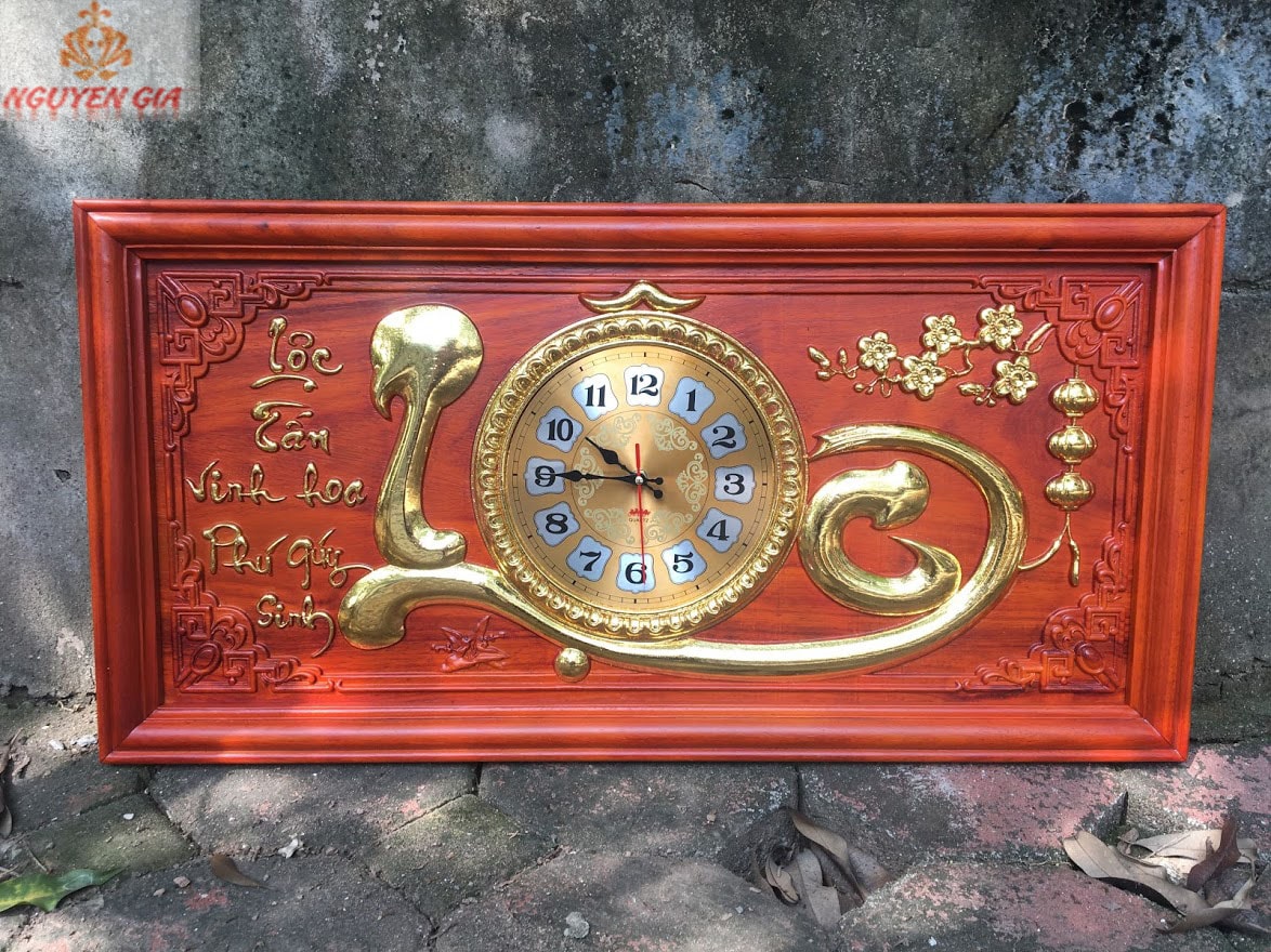 Đồng hồ treo tường chữ Lộc