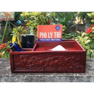 Kệ gỗ để đồ văn phòng phẩm đa năng Mã Đáo Thành Công