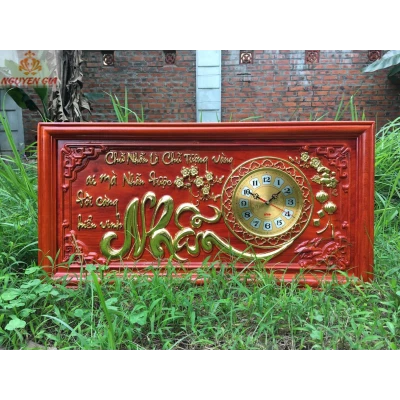 Đồng hồ treo tường chữ Nhẫn