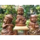 Bộ tượng tam thiền gỗ Bách Xanh