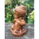 Bộ tượng tam thiền gỗ Bách Xanh