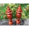 Đèn Thờ Trái Thơm Gỗ Xà Cừ Cao 48 cm