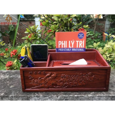 Kệ để đồ văn phòng phẩm mẫu đôi chim uyên ương