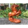 Tượng ngựa phong thủy nhất mã phi thiên gỗ Hương ngang 30 CM