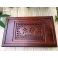 Khay đựng trà gỗ Hương mẫu Cuốn Thư