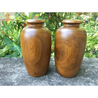 Bình Phú Quý gỗ bách xanh 20cm