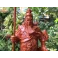 Tượng Quan Công Chống Đao gỗ Hương cao 40cm