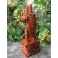Tượng Quan Công Chống Đao gỗ Hương cao 40cm