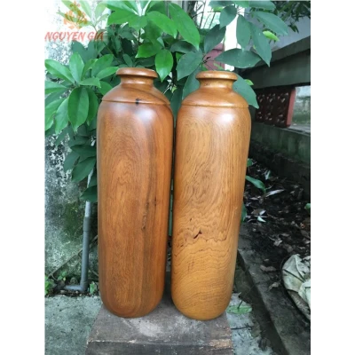 Lục Bình gỗ bách xanh cao 40cm (1 Cặp)