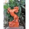 Tượng ngựa phong thủy nhất mã phi thiên gỗ Hương cao 38 Cm