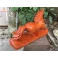 Tượng ngựa phong thủy gỗ Hương ngang 40 cm