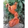 Tượng ngựa phong thủy nhất mã phi thiên gỗ Hương cao 38 Cm