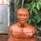 Tượng bác hồ bằng gỗ hương cao 30 cm