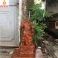 Tượng Quan Công Chống Đao gỗ Hương cao 60cm