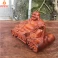 Tượng Di Lặc vạn sự như ý gỗ hương để ô tô bàn làm việc