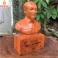 Tượng bác hồ bằng gỗ hương cao 30 cm