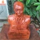 Tượng đại tướng Võ Nguyên Giáp bằng gỗ Hương cao 40 cm