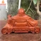 Tượng Di Lặc vạn sự như ý gỗ hương để ô tô bàn làm việc