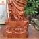 Tượng Quan Công Chống Đao gỗ Hương cao 60cm