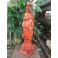 Tượng đạt ma quá hải gỗ Hương cao 40 cm