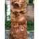 Tượng đạt ma sư tổ ngự long múa võ gỗ Ngọc Am cao 40 cm (Thơm ngọt)