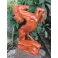 Tượng ngựa phong thủy nhất mã phi thiên gỗ Hương cao 38 Cm