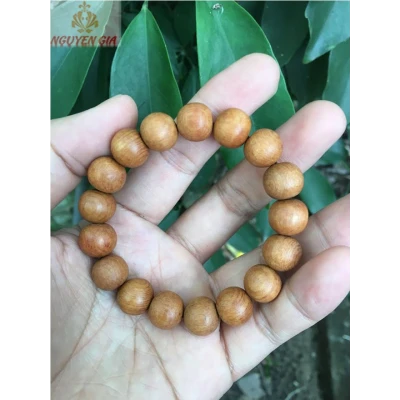 Vòng tay phong thủy Gỗ Ngọc Am 12 mm