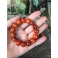 Vòng Tay Gỗ Huyết Long 14 Ly Hạt Lớn, Màu Đỏ Nổi Rõ