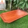 Khay trà gỗ nguyên khối gỗ hương (Cỡ Lớn) (không bao gồm phụ kiện)