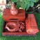 Combo bộ khay trà gỗ Hương (5 sản phẩm) GTĐ-01