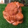 Cóc ngậm tiền (thiềm thừ) bằng gỗ hương KT 29x20